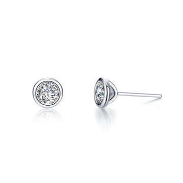 1.50 CTW Solitaire Stud Earrings